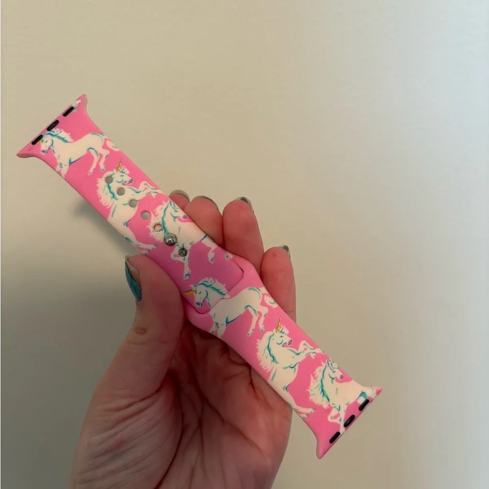 Pink Unicorn Watch Band